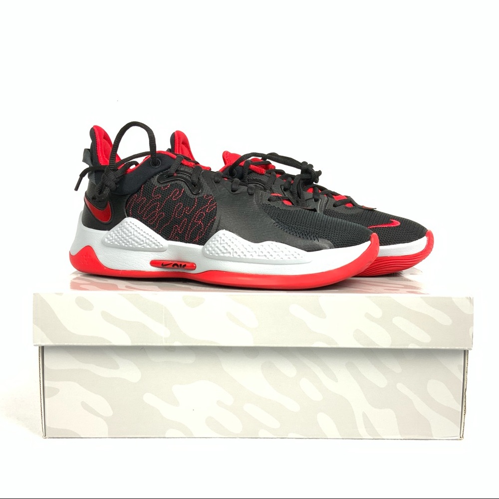 New Nike PG 5 Bred Basketball Shoes PAUL GEORGE Size 10.5 - Picture 1 of 14